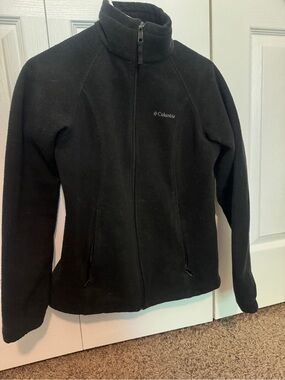 Columbia Women's Black Full-Zip Fleece Utility Jacket